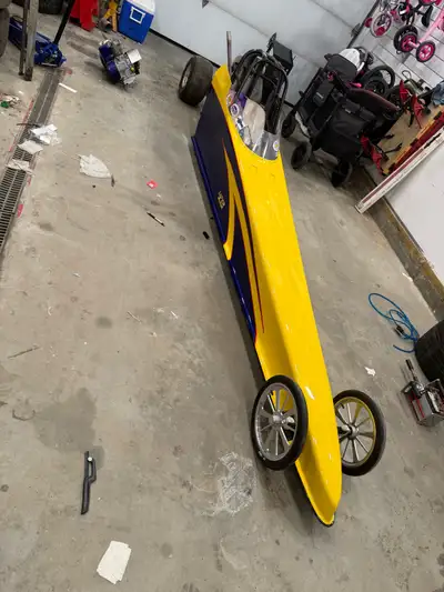 JR Dragster, comes with bigginer engine and fast engine. Really well built. Located in Yorkton Askin...