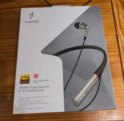 1MORE Triple Driver BT in-Ear NEW Bluetooth Hi-Res LDAC Wireless, View more