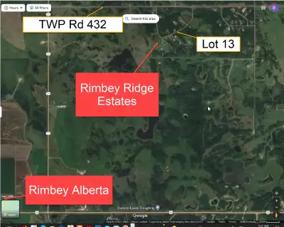 Magnificent treed acreage for sale at Rimbey Ridge Estates, Ponoka County. Create your own piece of...