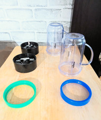 Magic Bullet Cups Blades and Rings