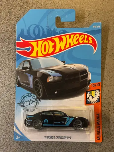 Hot Wheels 11 Dodge Charger RT Mopar Black  , View more