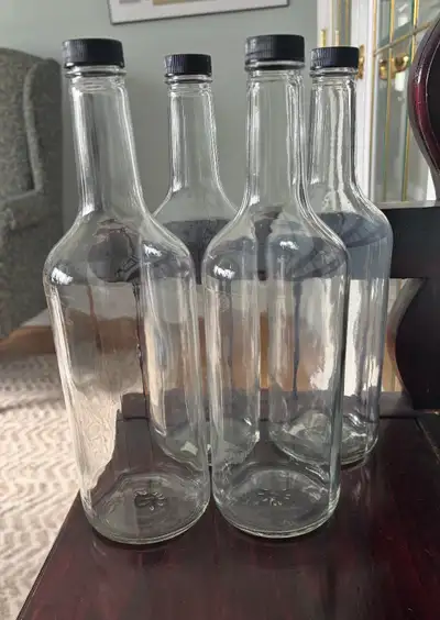 free: 4 x 1L clear glass bottles, View more