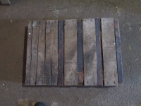 wooden skid (20 3/4 x 29 1/2)