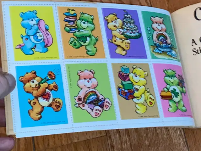 1984 Care Bears Sticker Book Caring & Sharing Pizza Hut Vintage in Children & Young Adult in St. Catharines - Image 5