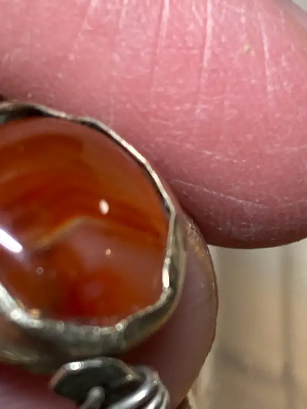 Antique Egyptian Agate Ring 9 Size. in Arts & Collectibles in Vancouver - Image 10
