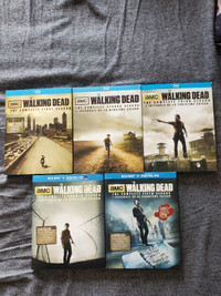 The walking dead seasons 1 - 5 Blu-Rays