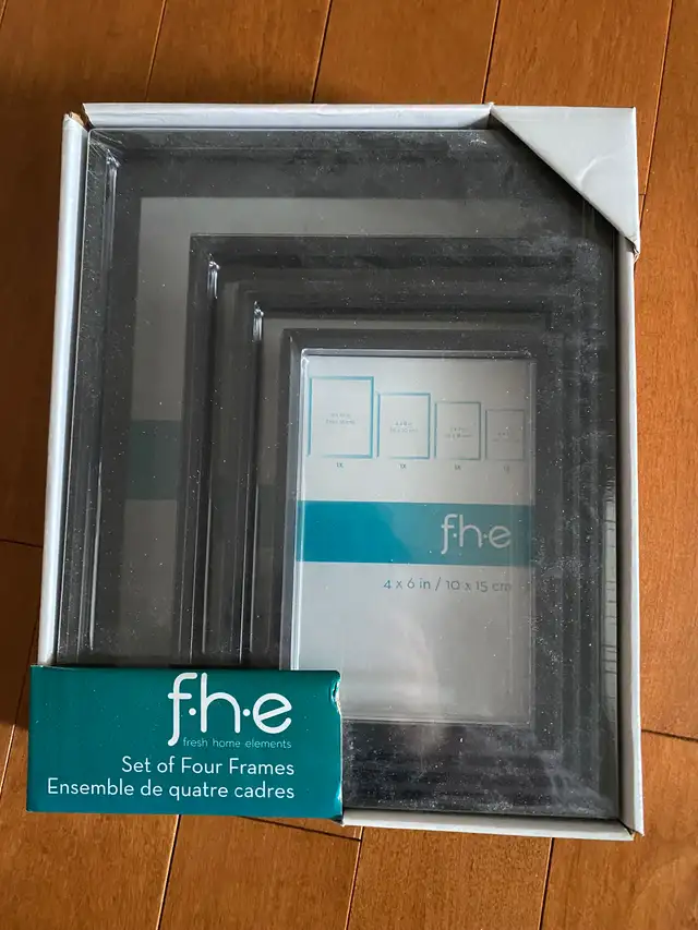 BRAND NEW picture frames set of 4 in Home Décor & Accents in Ottawa - Image 3