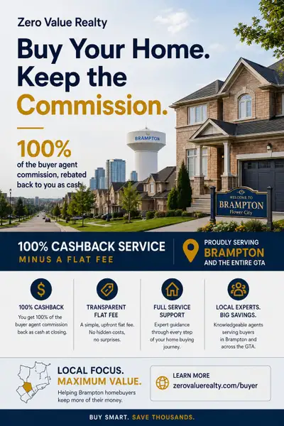 Brampton Homebuyers: Buy Your Home. Keep the Commission, View more