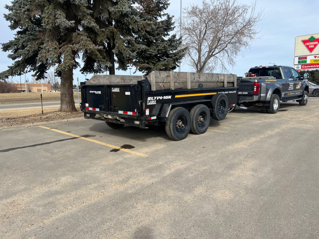 SOUTHLAND HEAVY DUTY AXLE DUMP TRAILER SL714 16K in Cargo & Utility Trailers in Strathcona County - Image 3