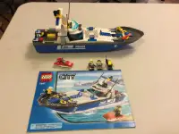 Lego city 7287  bateau de police 