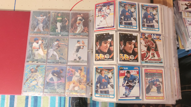 Binder of approximately 95 sheets of a 1000 of sports cards in Arts & Collectibles in Cole Harbour - Image 2