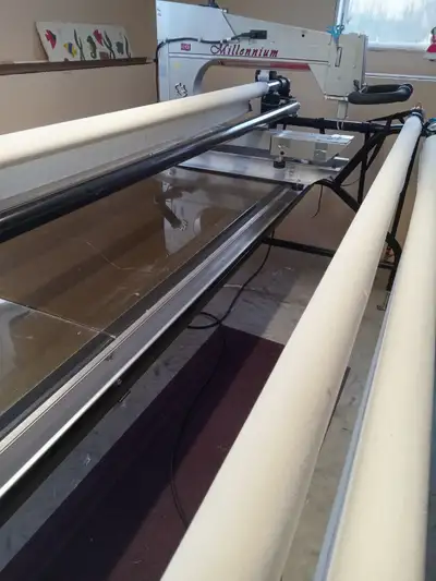 APQS Longarm quilting machine, View more