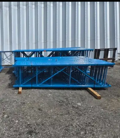 Blue Racking Uprights 30 by 10ft high, View more
