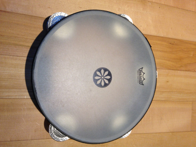 Remo Tambourine - Aqua, 10'' in Drums & Percussion in Saskatoon