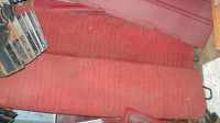 1989, 1990 Ford F150 Supercab Red Interior