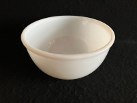 Vintage Medium Size Milk Glass Fire King Bowl