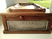 REDUCED Antique The McCaskey System Cash Register Base