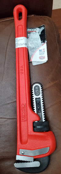 RIDGID 18 In. Steel Pipe Wrench2-1/2" Pipe Capacity