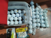 50+ new golf balls & tees