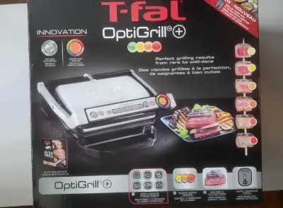 T-Fal OptiGrill Plus ** Brand New ** Price: $125.00 Brand New in Box Has never been used Pick up Loc...