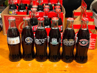 COCA-COLA BOTTLE $29 EACH 2002 FOOTBALL SEASON/ATLANTA/MICHIGAN