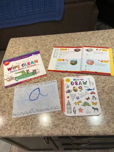 Wipe clean & drawing books!, View more