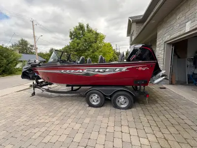 2023 Tracker model Targa V 18 WT Engine Mercury 200XL PXS4 Bought May 2024 Has less then 60 hrs of u...