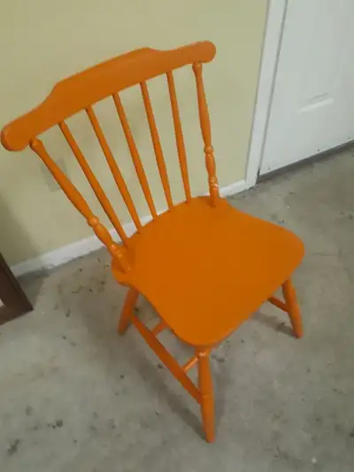 CHAIR - ACCENT- WOOD - ORANGE, View more