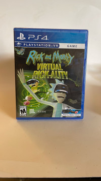 Rick And Morty Virtual Rick-Ality Playstation 4  [new]