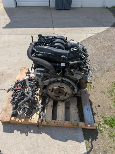 Low mileage engine, out of a 2016 caravan, transmission had given up reverse so I swapped the whole...