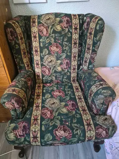 Vintage Floral Armchair, View more