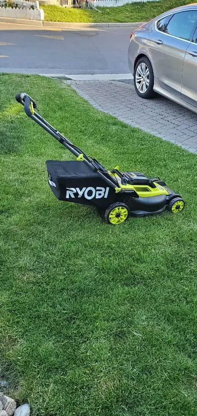 Ryobi 16inch Ryobi brushless lawnmore , View more