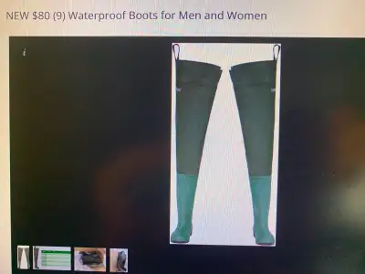 Magreel Hip Waders, Lightweight Waterproof Hip Boots for Men, View more