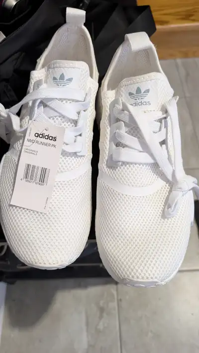 Men's Size 8.5 White NMD Runner, View more