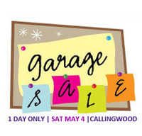 Garage Sale May 4 | Callingwood | Cash Only | By Appt