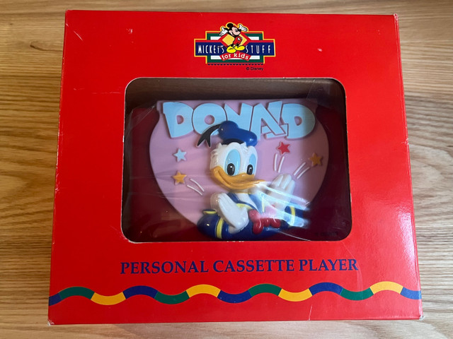 DONALD DUCK DISNEY  STEREO CASSETTE PLAYER  (Sealed) NEW in Arts & Collectibles in Mississauga / Peel Region