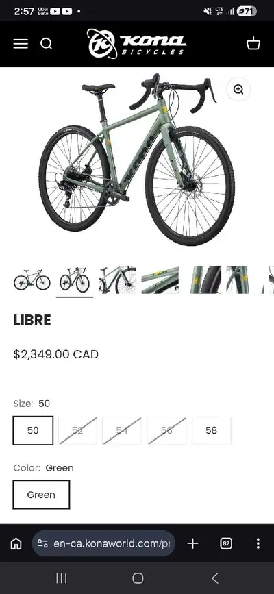 high end gravel ( Kona Libre), View more