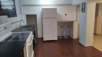 2 bedroom with large living room and laundry in unit,$1450+1/3 utilities and one parking available o...