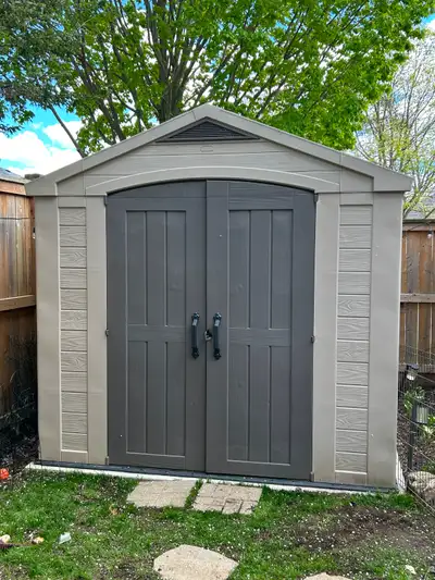 8x8 Keter Storage Shed, View more
