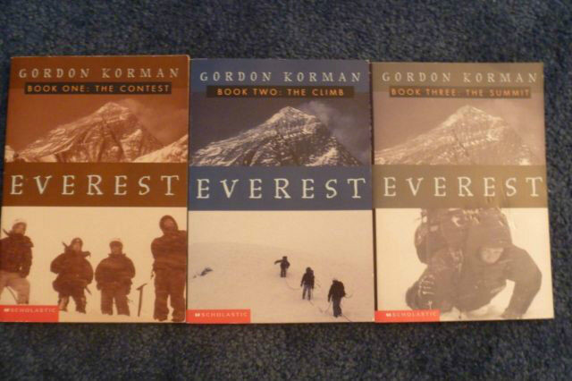 Gordon Korman "Everest" trilogy (books 1-3) in Other in London