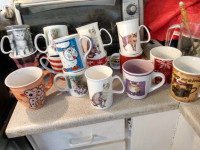 15 TASSES MOTIFS DE CHAT LA PLUPART DE NOEL AUSSI AUTRE  7$ DE S