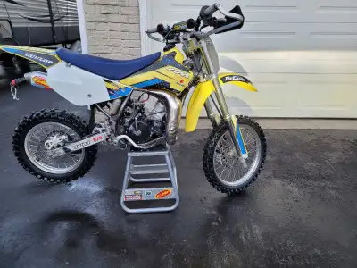 2007 Suzuki Rm85 98hrs since full rebuild, 30hrs on last top end rebuild. Son has out grown this bik...