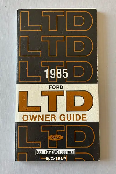 1985 Ford LTD Owner Guide Operating Guide Warranty Booklets, View more