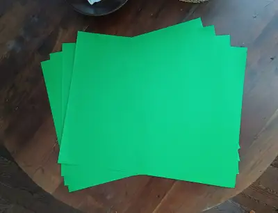 Four Green Poster Boards, View more