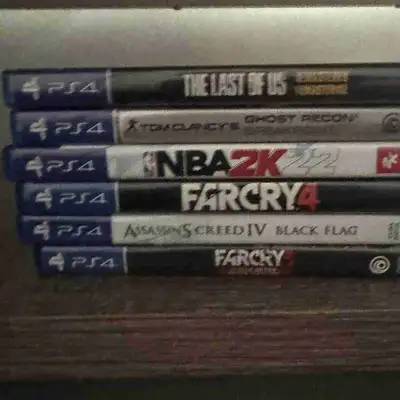 Some of the best titles of Ps4 Games Assassins Creed Black Flag ~ 15 Nba 2k22 ~ 15 Ghost Recon Break...