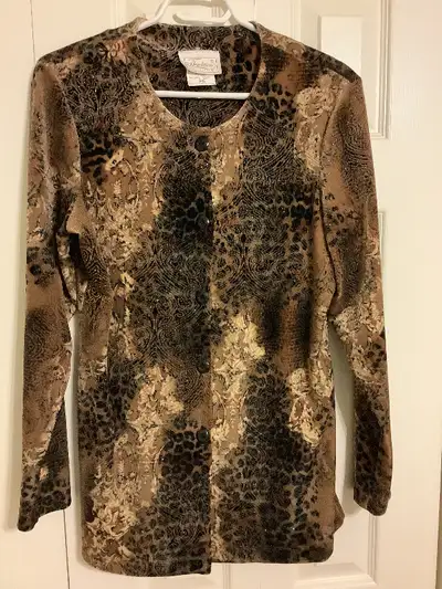 Ladies 3 pc. Blk. Pant Suit and Beautiful Jacket., View more