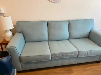 Selling a 3 year old couch as user is moving.