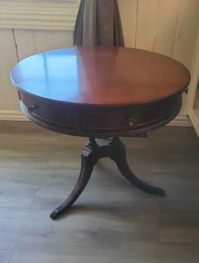 Pedestal Side Table, View more