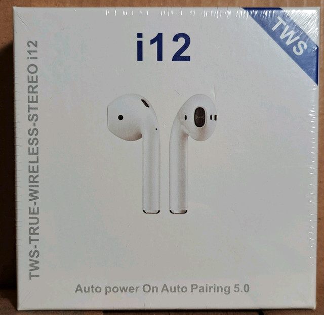 Brand New Wireless Earphones with Case and Sealed Box in Headphones in St. Catharines - Image 3