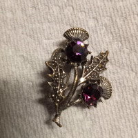 Thistle Pin Costume Jewelry